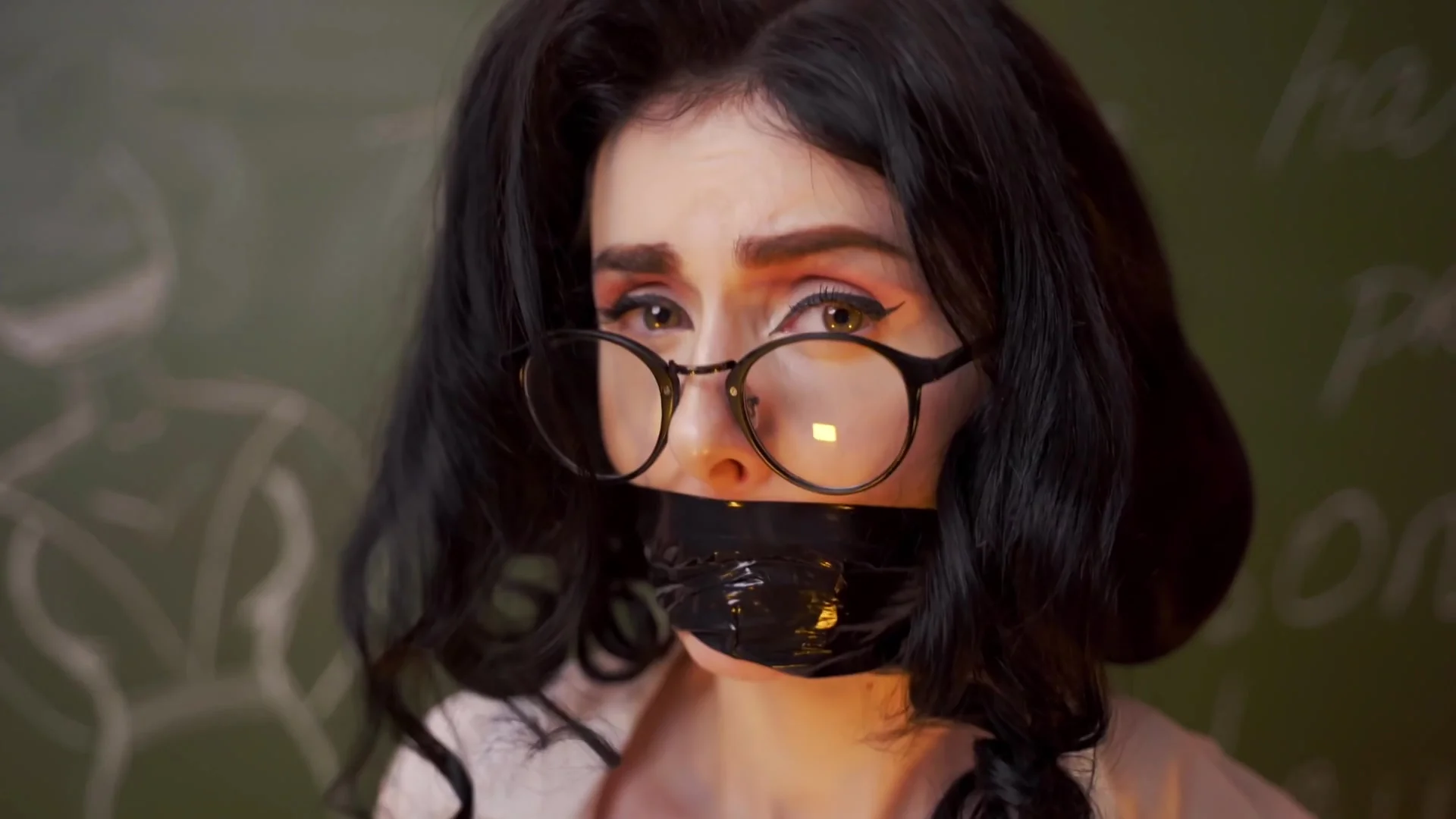 The students 18+ Tied The Teacher With Ms E