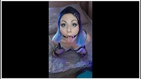 Ahegao Cosplay Girl Asks To Fuck Her Face And Cum At Her Tongue