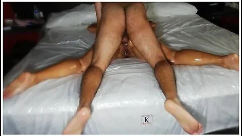 Melissa Bathed In Oil Receives Massage And Anal Sex By Lucky Man