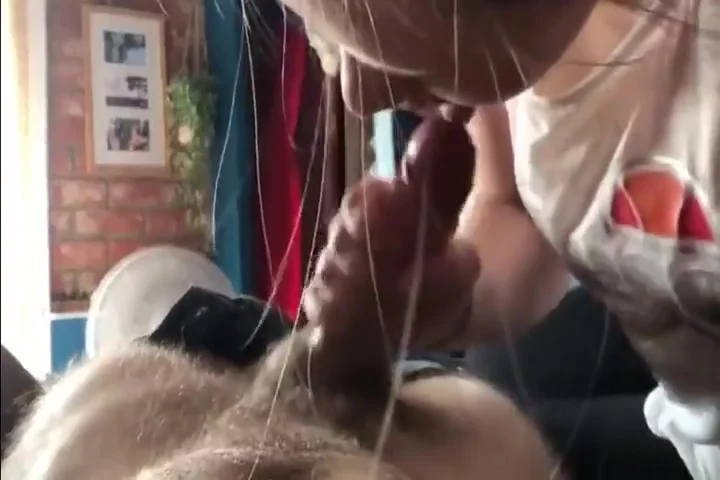 Cute College Girl Giving Cfnm Blowjob And Yes She Swallows