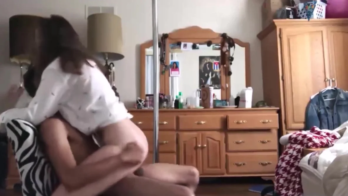 Hot Amateur teen 18+ brunette loves to ride cock