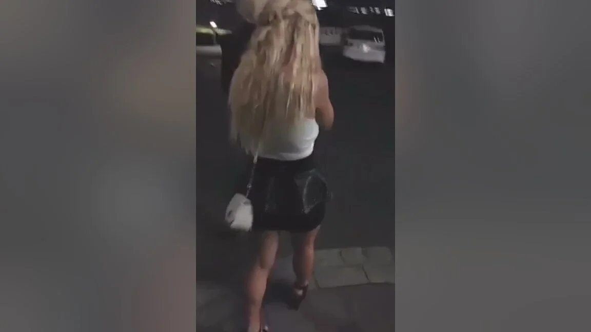 Russian Group Of Girls On The Streets