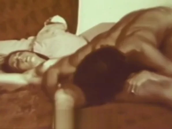Young Couple Enjoys Hardcore in Bed (1960s Vintage)