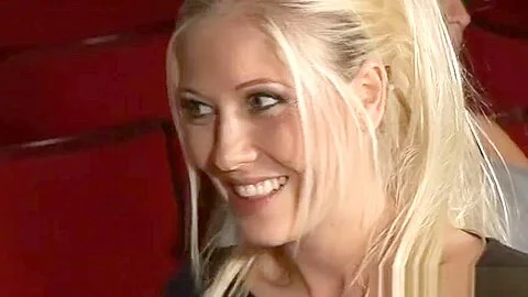 Michelle B. - Handjob in the cinema