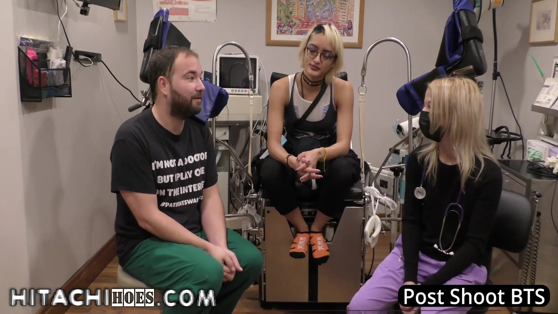 Sophomore Gets Mandatory Hitachi Magic Wand Orgasms During Physical 4 College At With Channy Crossfire