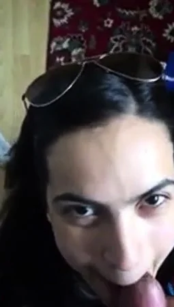 Israeli girl gives blowjob