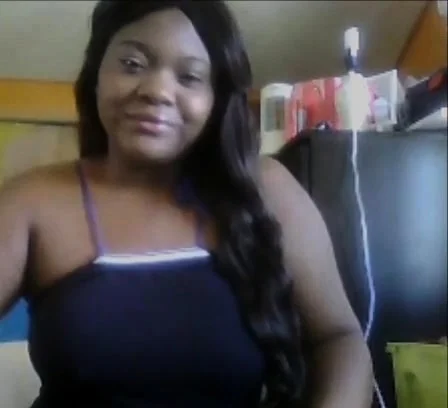 Busty Beauty Ebony Pissing