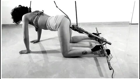 Verified Amateurs - Subspace: /3 Sub Train - Neck Tie, Gag Ball, Anal Hook, Magic Wand Bondage On Her Knees