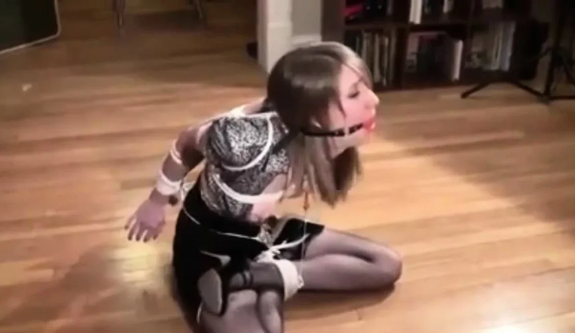 Ann 19 tied up by her angry stepdad