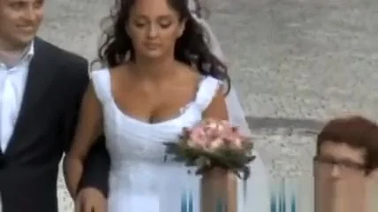 Bride on a walk