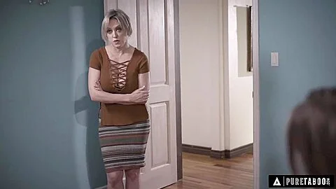 PURE TABOO Teen Has To Fuck Her Mom`s Friend So She Doesn`t Reveal She`s A Lesbian