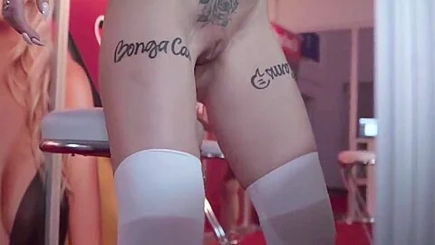 Sexy Skinny Girl Dancing Teasing Slow Motion 01