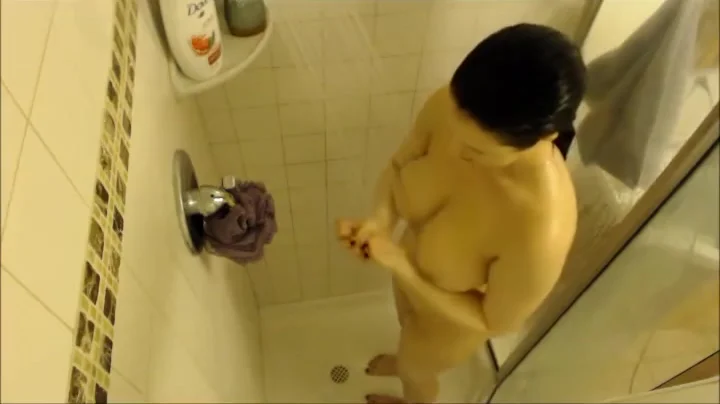 Shower Spy Masturbation