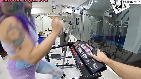 Big White Ass Fitness Freak Argentinian Gets Fucked In The Gym - Meriandheavy