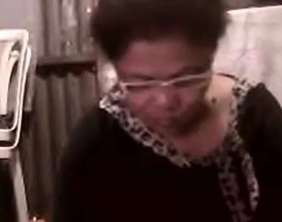 57-Year-Old Asian Granny Flashes on Webcam