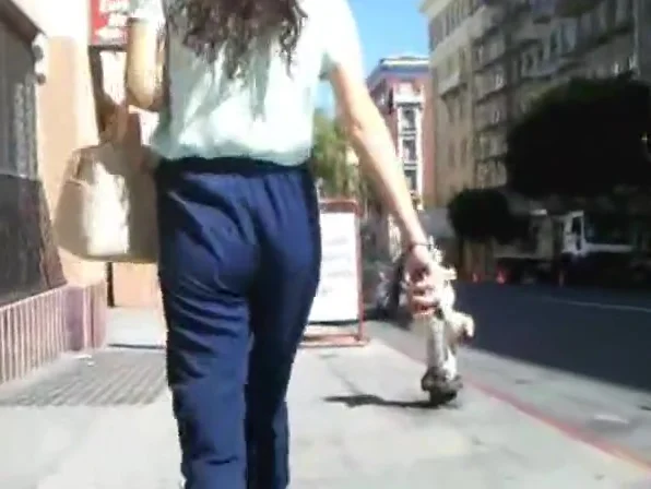 BootyCruise: Honey In Dark Blue Jiggle Pants