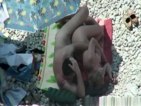 Nudist couple having sex