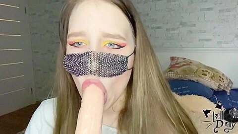 Lolla Dolly - Sweet Bitch Swallows A Huge Dildo