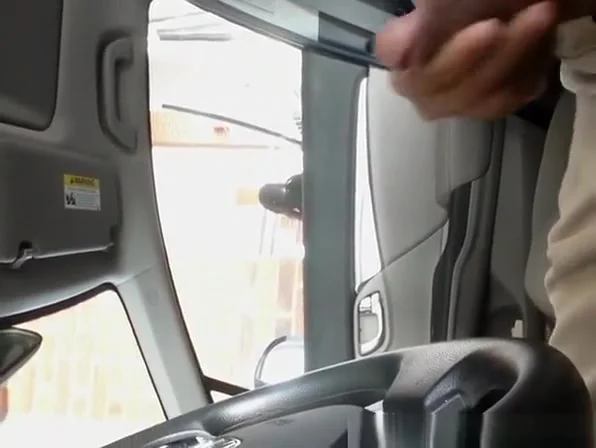 Black dude flashing cock in gas station