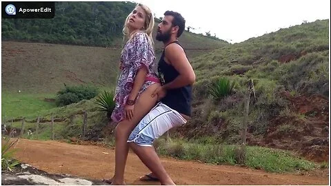 Real Couple Outdoors