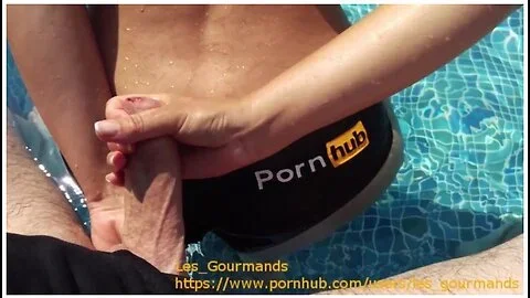 Milf Fucked In The Pool, Big Cumshot On Tits