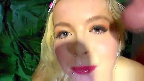 German whore gets bukkake