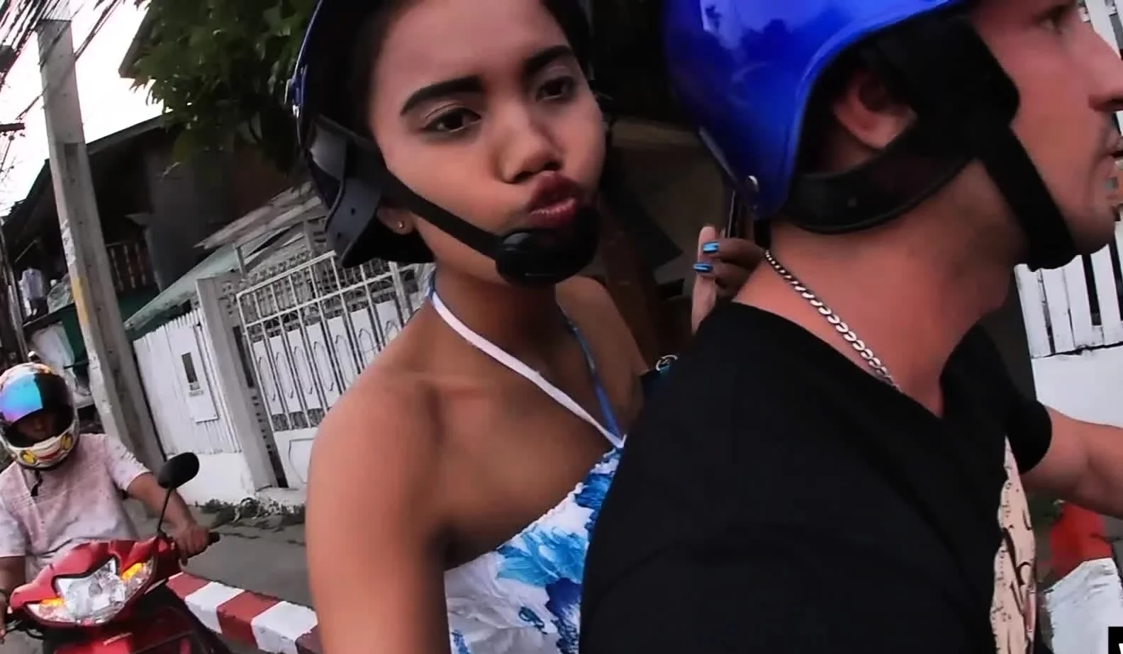 White client fucked Asian teens mouth