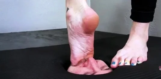 Bratty Foot Girls - Cleaning Andi's Sweaty Sneaker Feet