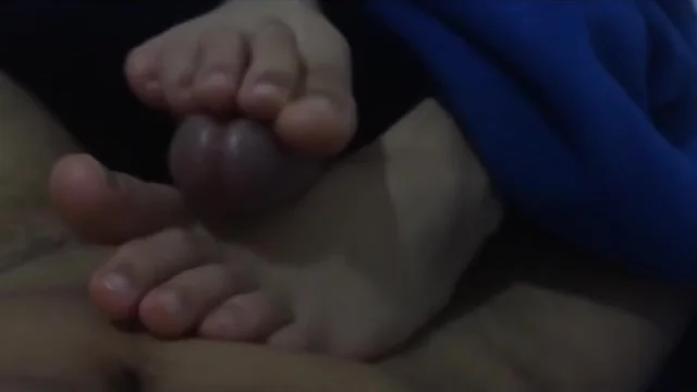 Goddess MJ - Again, cum on my natural feet