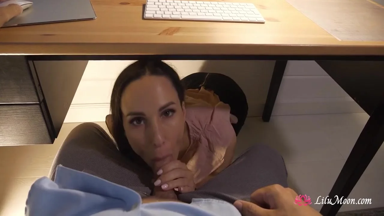Horny Secretary Blowjob Bosss Big Dick And Hardcore Fucks On The Table In The Office