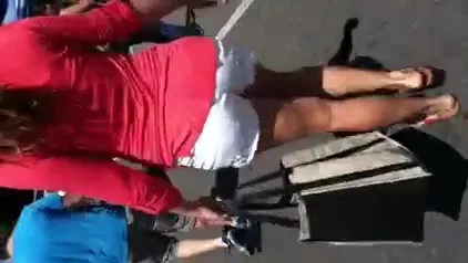 Nice Pawg Ass in White Shorts