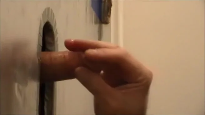 gloryhole handjob