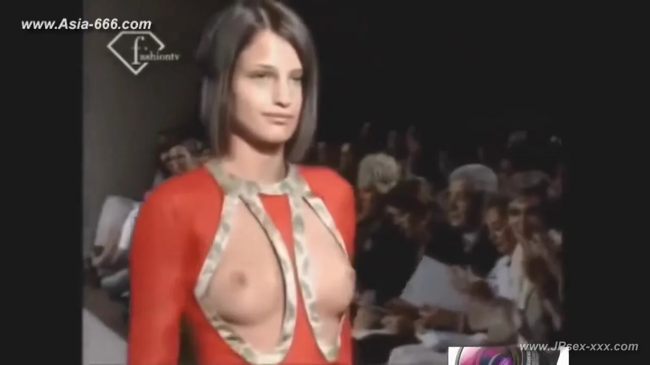 blonde model lingerie show