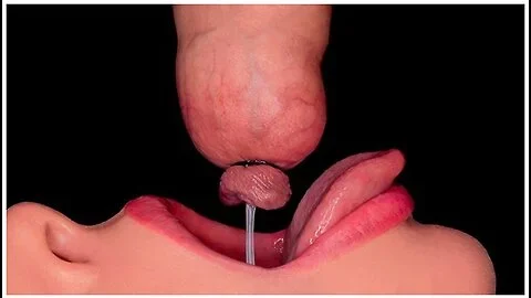 Close Up: Best Milking Blowjob With Tied Foreskin! She Made Me Cum Inside Closed Foreskin! Cum Twice