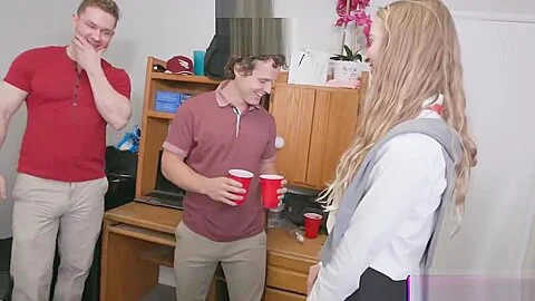 Adding Boys For Some Fun In The Dorm