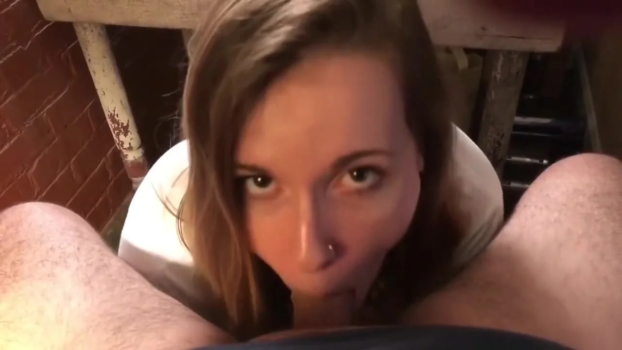 Slutty STONER WIFE can’t stop sucking husband’s cock WIFE SWALLOWS LOAD