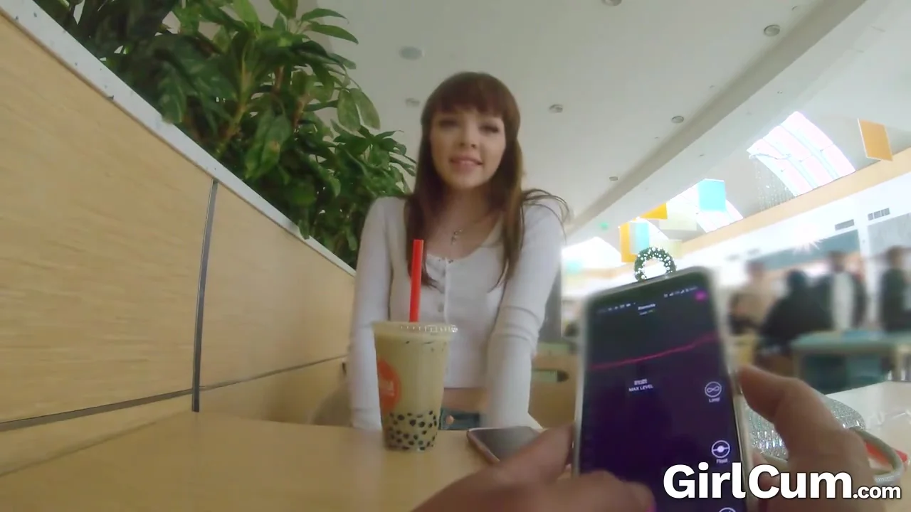 Public Squirting In Car At The Mall