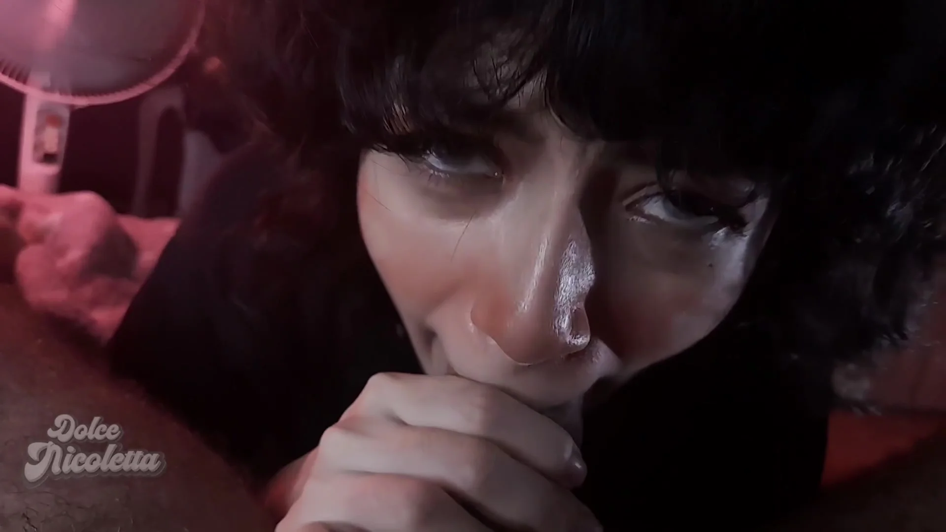 Blowjob And Cum On The Face! - Italian Girl