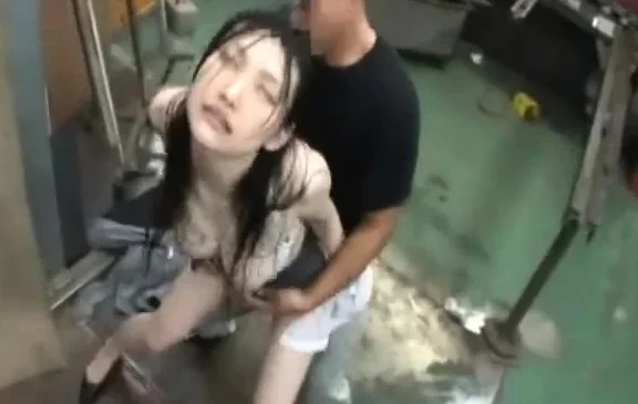 Blue Angel outdoor double fuck on bench outdoor