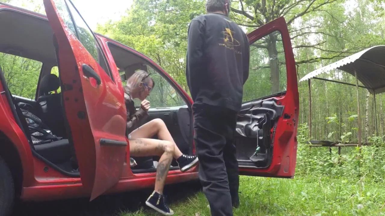 Saying goodbye to our old car, Outdoor Car sex - Free cut Version