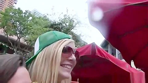 Wild slut college teens 18+ take random guys at a street