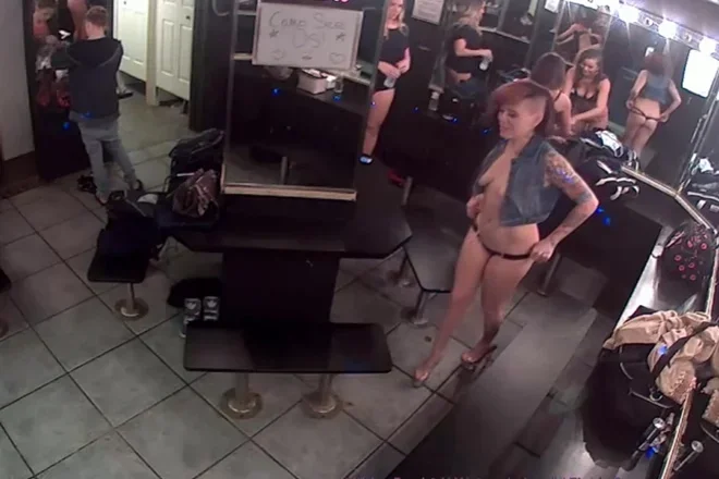Strip club dressing room