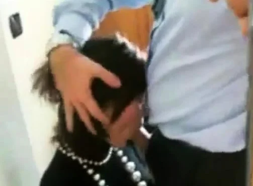Blowjob of boss - swallowing sperm