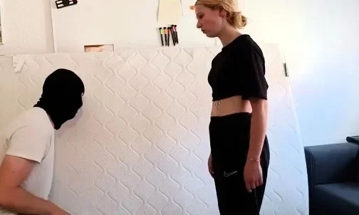 German Balls Busted - Emo Girl Ballbusting
