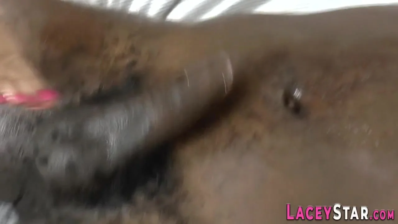Granny whore tit fucks black dick