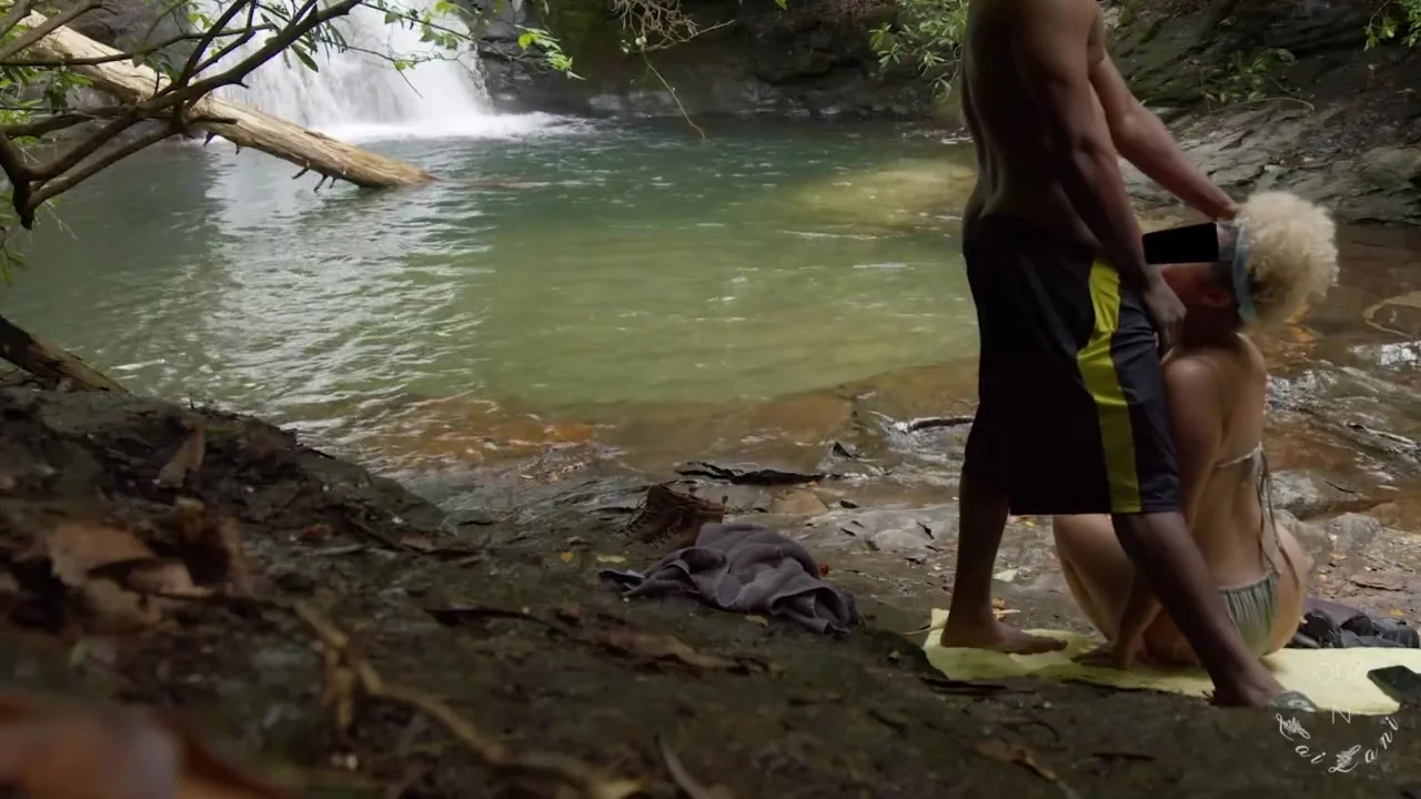 Sucking Step daddy Dick At The Waterfall (almost Caught)