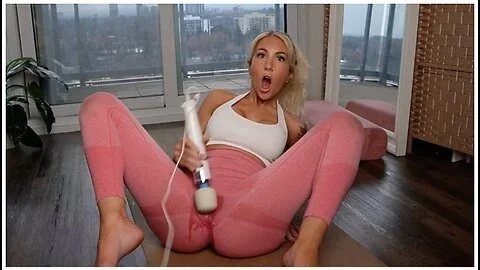 Hot Blonde Goddess Soaks Her Yoga Pants In Front Of Stepdaddy Pov Squirting Everywhere