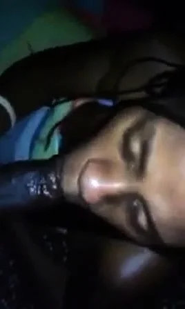 THICK NUT COVERED HER FACE
