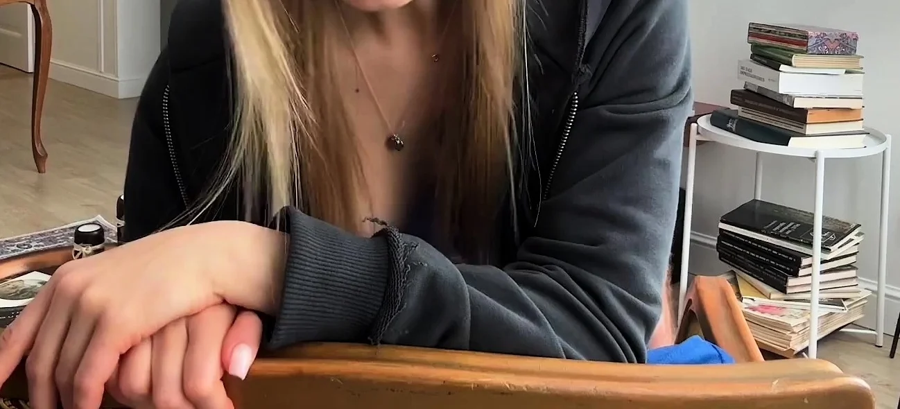 Torn jeans and ass of my stepsis