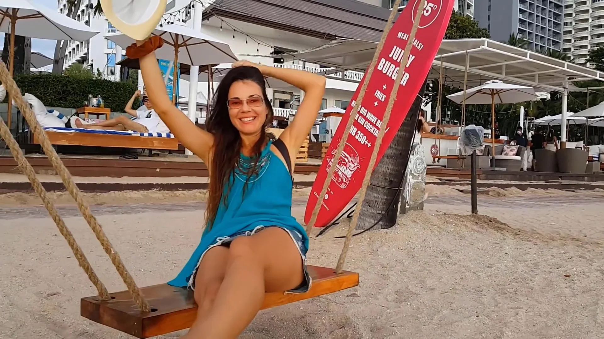 No Panties At Beach Party # Flashing In Public